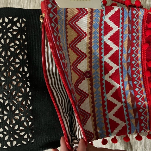 Boho Aztec fringe crossbody bag - Picture 6 of 6